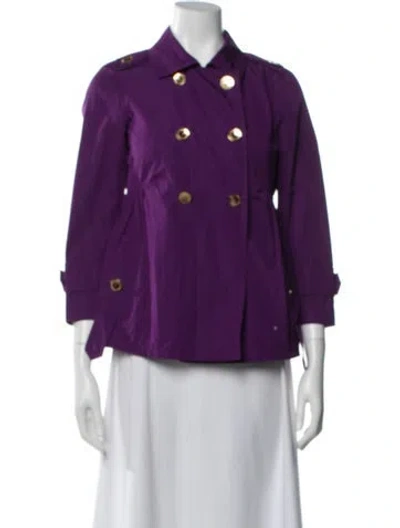 Pre-owned Ch Carolina Herrera Jacket In Purple