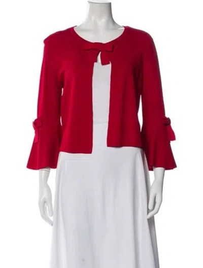 Pre-owned Ch Carolina Herrera Jacket In Red
