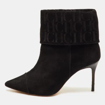 Ch Carolina Herrera Logo Embossed In Animal Print