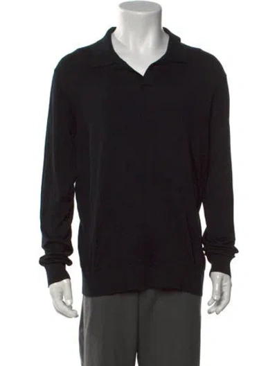 Pre-owned Ch Carolina Herrera Long Sleeve In Black