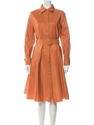 Pre-owned Ch Carolina Herrera Midi Length Dress In Neutral