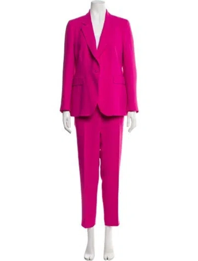 Pre-owned Ch Carolina Herrera Pantsuit In Pink