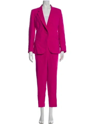 Pre-owned Ch Carolina Herrera Pantsuit In Pink