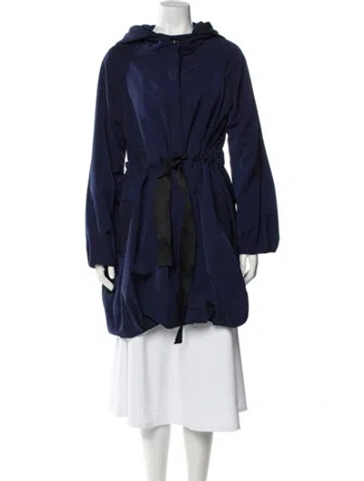 Pre-owned Ch Carolina Herrera Parka In Blue