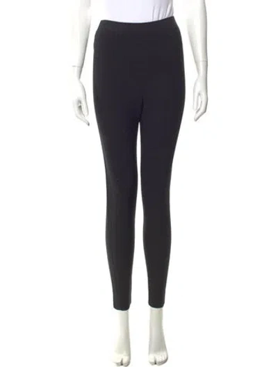 Pre-owned Ch Carolina Herrera Skinny Leg Pants In Black