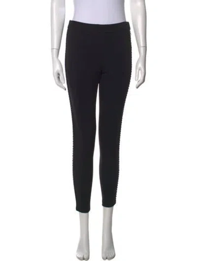 Pre-owned Ch Carolina Herrera Skinny Leg Pants In Black