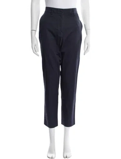 Pre-owned Ch Carolina Herrera Straight Leg Pants In Blue