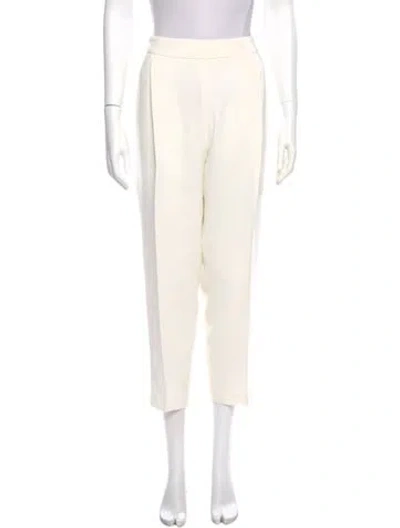 Pre-owned Ch Carolina Herrera Straight Leg Pants In Neutral