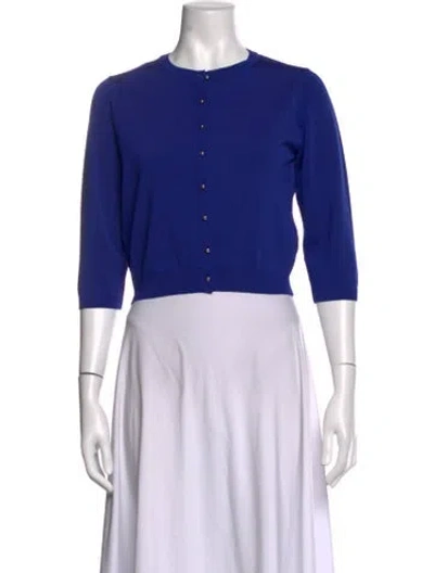 Pre-owned Ch Carolina Herrera Sweater In Blue