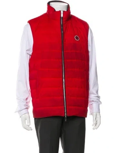Pre-owned Ch Carolina Herrera Vest In Red