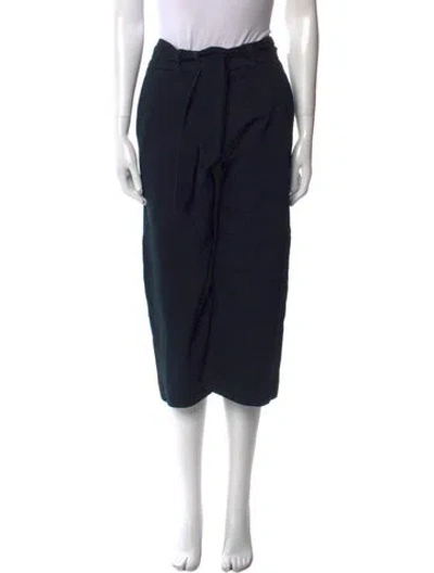 Pre-owned Ch Carolina Herrera Wide Leg Pants In Black