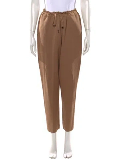 Pre-owned Ch Carolina Herrera Wide Leg Pants In Brown