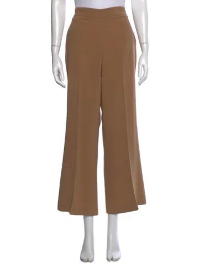 Pre-owned Ch Carolina Herrera Wide Leg Pants In Brown