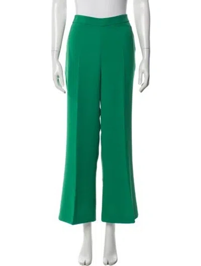 Pre-owned Ch Carolina Herrera Wide Leg Pants In Green