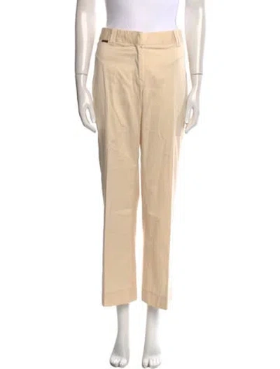 Pre-owned Ch Carolina Herrera Wide Leg Pants In Neutral