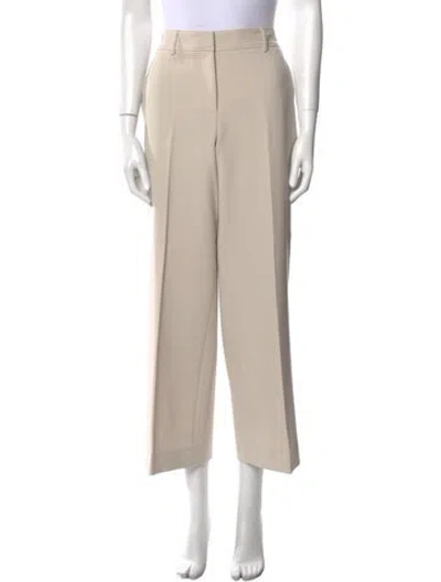 Pre-owned Ch Carolina Herrera Wide Leg Pants In Neutral