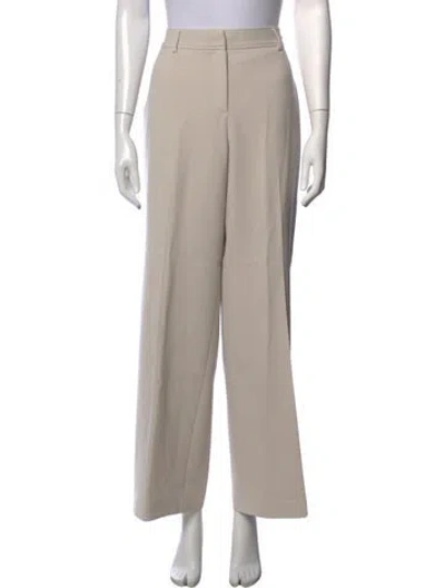 Pre-owned Ch Carolina Herrera Wide Leg Pants In Neutrals