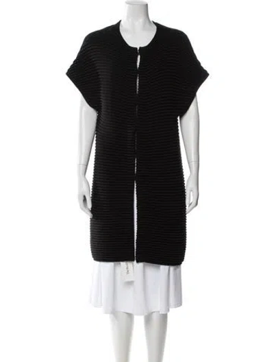 Pre-owned Ch Carolina Herrera Wool Jacket In Black