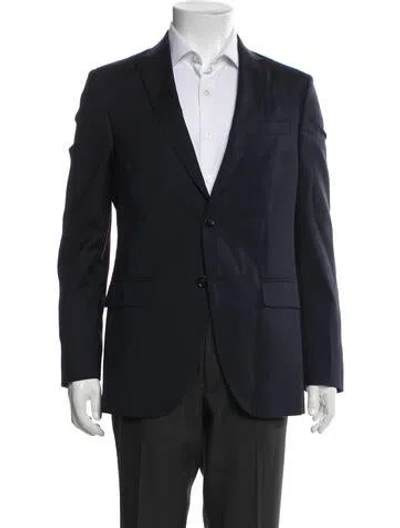 Pre-owned Ch Carolina Herrera Wool Two-piece Blazer In Black