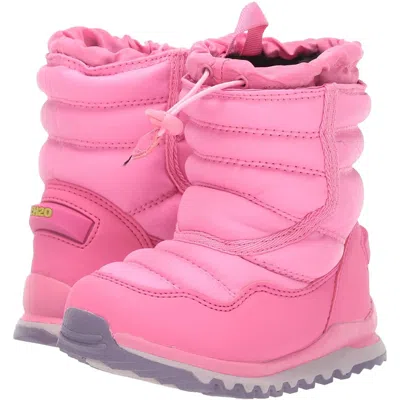 Ch2o Kids' Alpina 157 Kdispink Insulated Toggle Lace All Weather Snow Boots Jzz1120 In Pink
