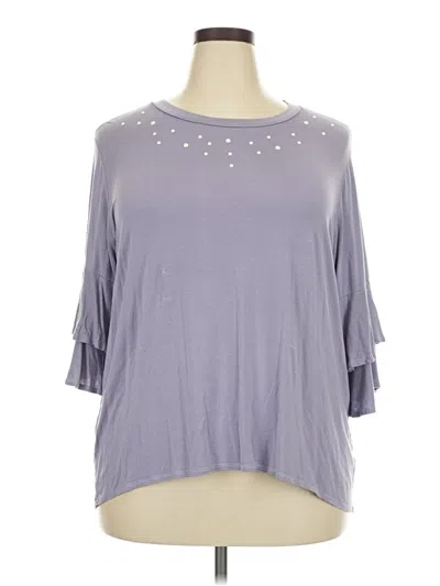 Pre-owned Cha Cha Vente 3/4 Sleeve T-shirt In Gray