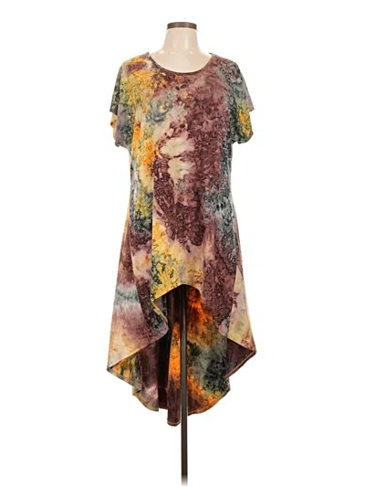 Pre-owned Cha Cha Vente Casual Dress In Brown