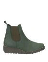 Chacal Woman Ankle Boots Green Size 7 Leather