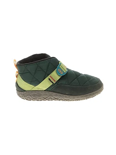 Pre-owned Chaco Ankle Boots In Green
