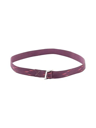 Pre-owned Chaco Belt In Burgundy