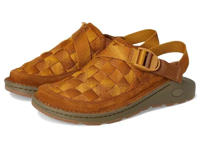 Chaco Canyon Woven Clog In Orange