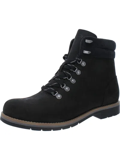 Chaco Cataluna Explorer Womens Leather Combat & Lace-up Boots In Black