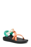 Chaco Cushz Sandal In Orange