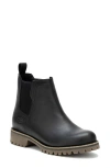 Chaco Fields Waterproof Chelsea Boot In True Black