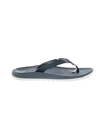 Pre-owned Chaco Flip Flops In Blue