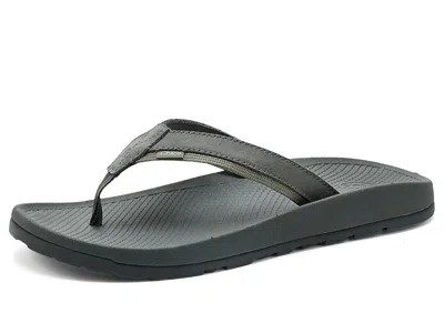 Chaco Lowdown Leather Flip In Animal Print