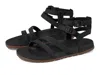 Chaco Lowdown Leather Strappy High In Black