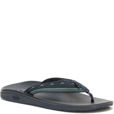 Chaco Men's Classic Flip Flops In Notch Navy In Blue
