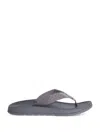 Chaco Men's Lowdown Flip Flop In Pitch Gray In Multi