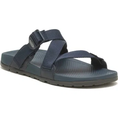 Chaco Men's Lowdown Slide Sandal In Navy In Blue