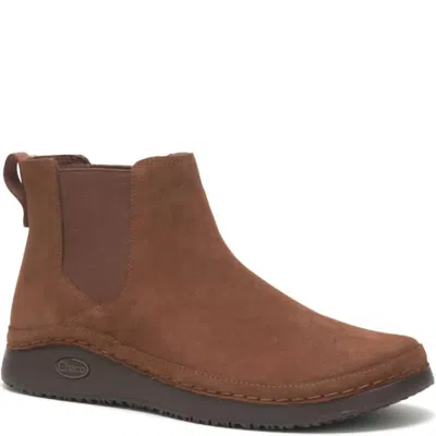 Chaco Men's Paonia Chelsea Casual Boots In Cinnamon Brown