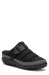 Chaco Ramble Rugged Water Resistant Puffer Clog In Black Graphite