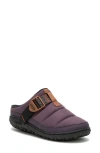 Chaco Ramble Rugged Water Resistant Puffer Clog In Plum