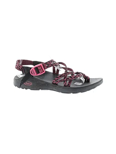 Pre-owned Chaco Sandals In Burgundy