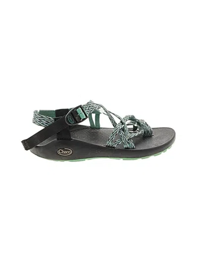 Pre-owned Chaco Sandals In Green