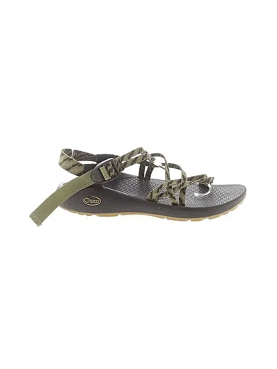 Pre-owned Chaco Sandals In Green