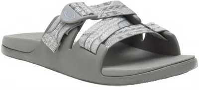 Chaco Women's Chillo Slide Sandal In Pierce Staple Gray