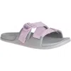 Chaco Women's Chillos Slide Sandal In Solid Mauve In Animal Print