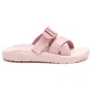 Chaco Women's Cushz Extra Cushioned Slide Sandal In Rose Quartz In Pink