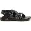 Chaco Women's Mega Z-cloud Sandal In Vibin Black/white In Black