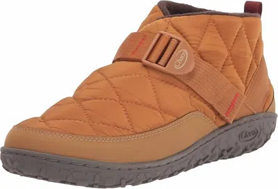 Chaco Women's Ramble Puff Boot In Caramel In Animal Print